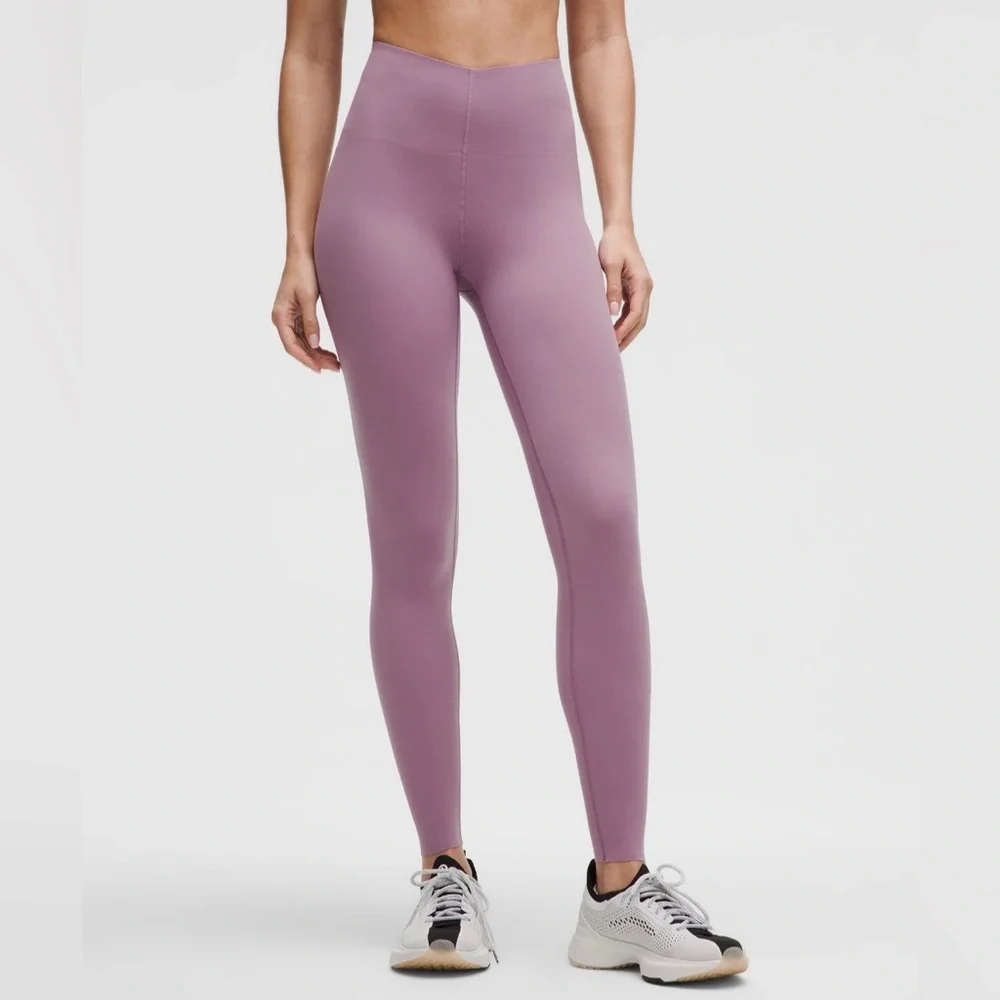 NWT Lululemon Athletica Glow Up Lavender Lux High-Waisted Leggings 28" - Picture 1 of 6